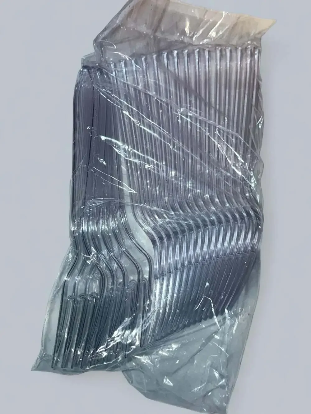 Clear Plastic Cutlery Bulk Pack Heavy Duty Forks Knives Spoons